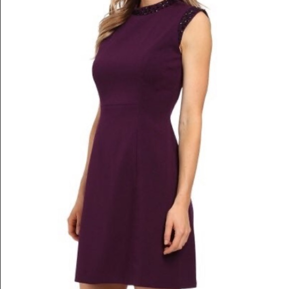 vince camuto purple dress